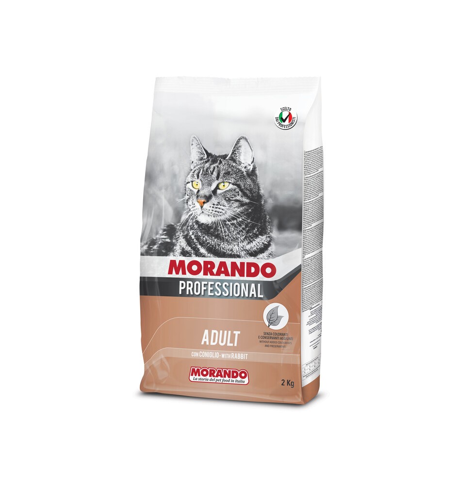 CIBO GATTO MORANDO 2 KG CONIGLIO