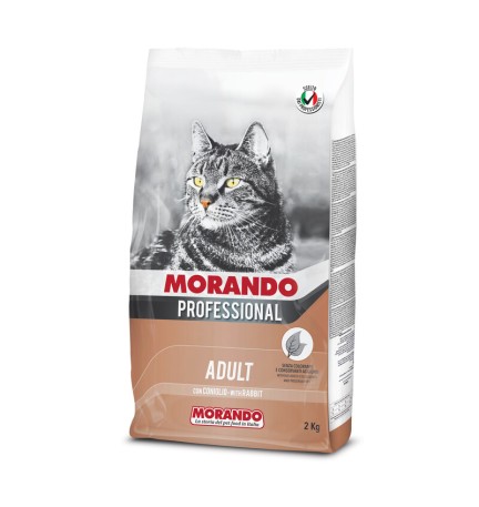 CIBO GATTO MORANDO 2 KG CONIGLIO