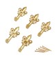BL GANCIO P/QUADRO GIGLIO 36 MM ORO L N. 1 5 PZ*
