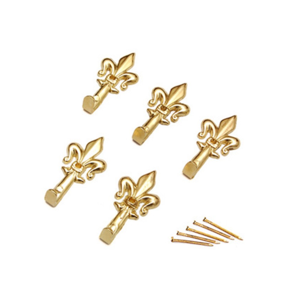 BL GANCIO P/QUADRO GIGLIO 47 MM ORO L N. 2 5 PZ*