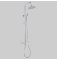 SET COLONNA FLORIDA TONDA CON MISCELATORE TERMOSTATICO - Cromato