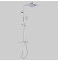 SET COLONNA SQUARE QUADRA CON MISCELATORE TERMOSTATICO - Cromata