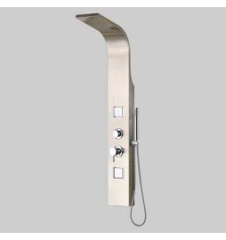 PANNELLO DOCCIA INOX MODELLO VEGA - Versione Idro