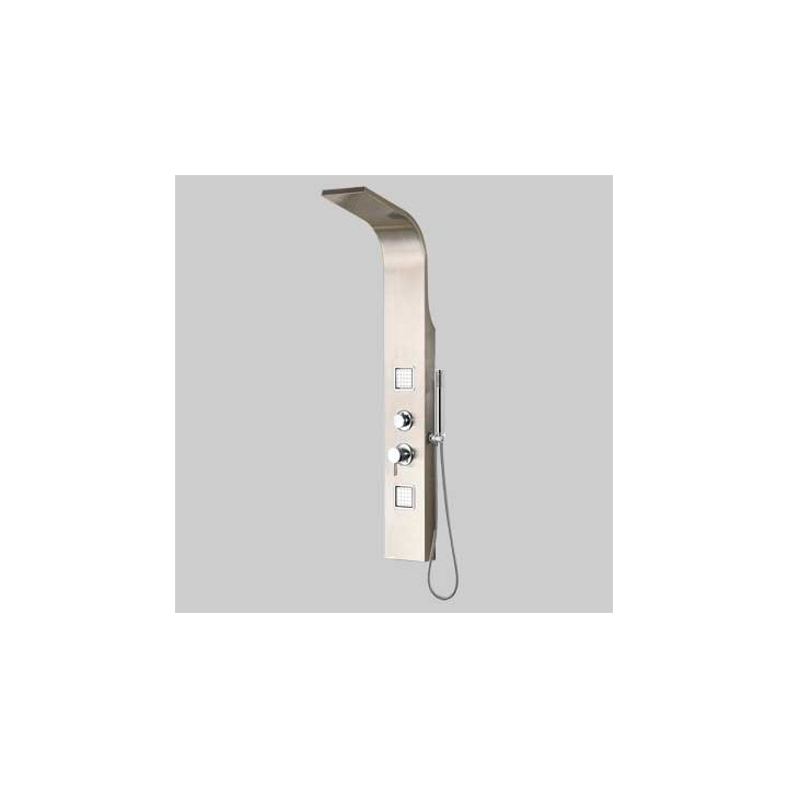PANNELLO DOCCIA INOX MODELLO VEGA - Versione Termostatico