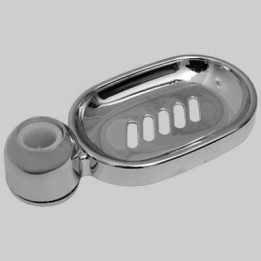 PORTA SAPONE CROMATO PER ASTA SALISCENDI PANAMA - Dm 19