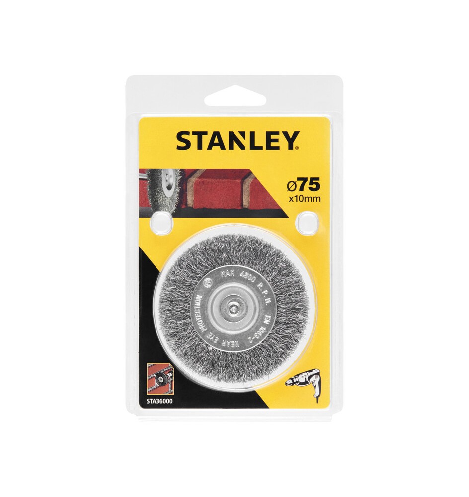 STANLEY STA36000 SPAZZOLA ACCIAIO D 75
