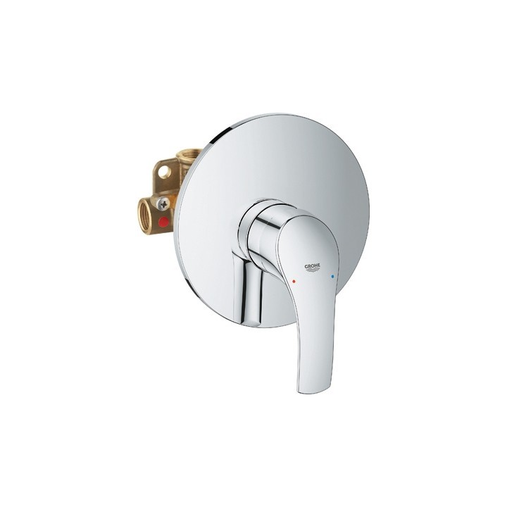 MISCELATORE MONOCOMANDO INCASSO DOCCIA LINEA EUROSMART Cromo