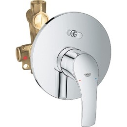 MISCELATORE MONOCOMANDO INCASSO DOCCIA C/DEV. LINEA EUROSMART Cromo