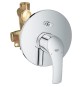 MISCELATORE MONOCOMANDO INCASSO DOCCIA C/DEV. LINEA EUROSMART Cromo