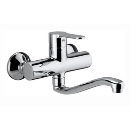 MISCELATORE MONOC. LAVELLO A MURO LINEA BLU Cromo