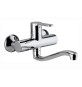 MISCELATORE MONOC. LAVELLO A MURO LINEA BLU Cromo