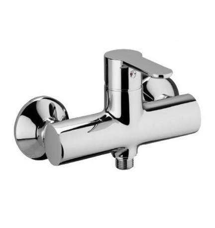 MISCELATORE MONOC. ESTERNO DOCCIA SENZA ACCESSORI LINEA BLU Cromo