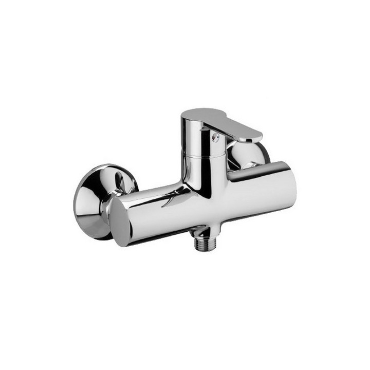 MISCELATORE MONOC. ESTERNO DOCCIA SENZA ACCESSORI LINEA BLU Cromo