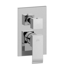 MISCELATORE MONOC. INCASSO DOCCIA CON DEVIATORE 3 VIE ELLE Cromo