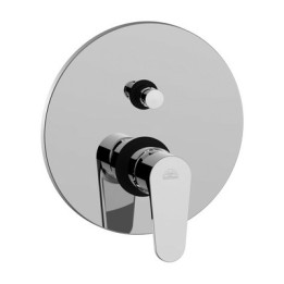 MISCELATORE MONOC. INCASSO DOCCIA C/DEVIATORE LINEA GREEN Cromo