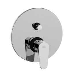 MISCELATORE MONOC. INCASSO DOCCIA C/DEVIATORE LINEA GREEN Cromo