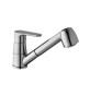MISCELATORE MONOC. LAVELLO C/DOCCIA ESTRAIBILE LINEA GREEN Cromo