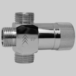 DEVIATORE IN OTTONE PER SET COLONNA QUADRA -