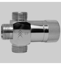 DEVIATORE IN OTTONE PER SET COLONNA QUADRA -