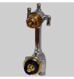 MISCELATORE INCASSO CON TERMOSTATICO - Completo