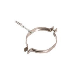 COLLARE INOX C/TASSELLO P/TUBO STUFA 13CM