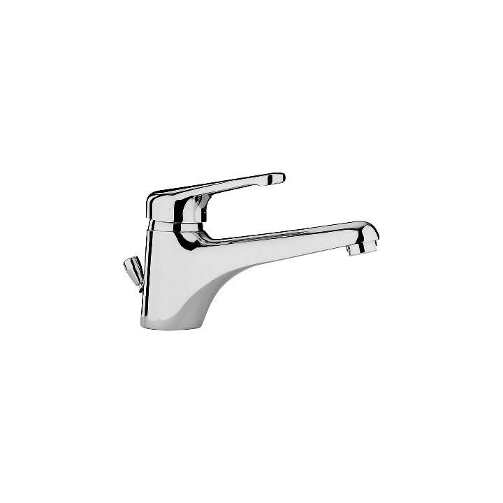 MISCELATORE MONOC. LAVABO BOCCA PROLUNGATA LINEA NETTUNO Cromo