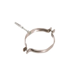 COLLARE INOX C/TASSELLO P/TUBO STUFA 15CM