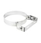 COLLARE INOX C/STAFFA P/TUBO STUFA 20 CM