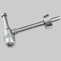 SIFONE A BOTTIGLIA CROMATO - Ø 26 x 250 1" ABS