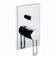 MISCELATORE MONOC. INCASSO DOCCIA CON DEVIATORE LINEA RINGO Cromo