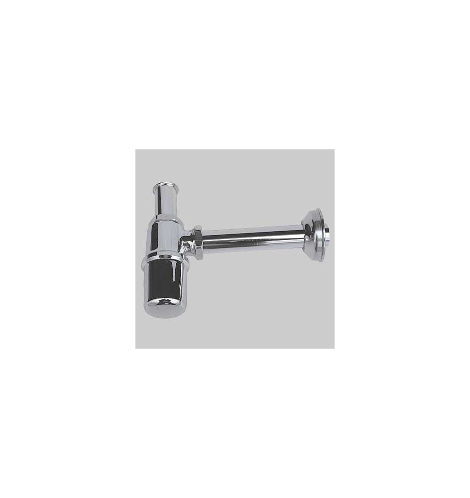 SIFONE A BOTTIGLIA CON CANOTTO E ROSONE - 1"1/4 Ø 32 x 200