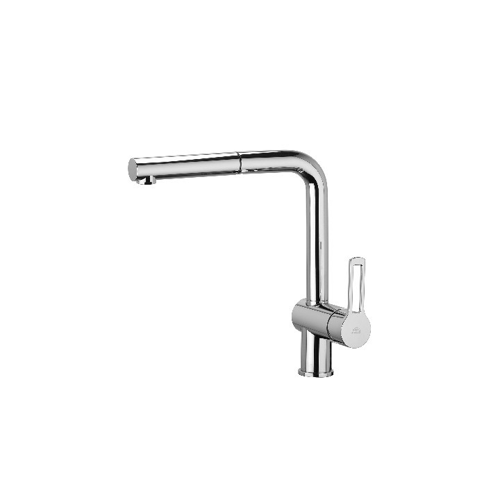 MISCELATORE MONOC. LAVELLO CON DOCCIA ESTRAIBILE LINEA RINGO Cromo