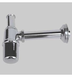 SIFONE A BOTTIGLIA CON CANOTTO E ROSONE - 1"1/4 Ø 32 X 250