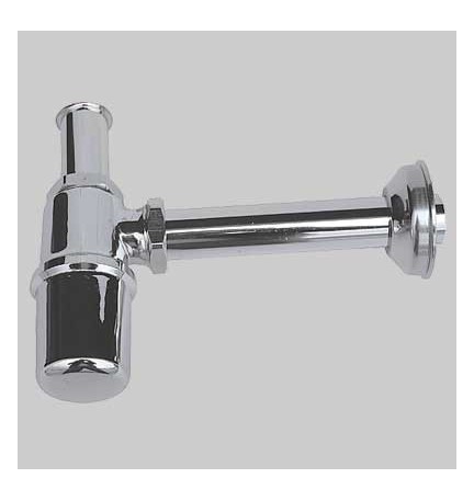 SIFONE A BOTTIGLIA CON CANOTTO E ROSONE - 1"1/4 Ø 32 X 250
