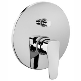 MISCELATORE MONOC. INCASSO DOCCIA CON DEVIATORE LINEA SLY Cromo