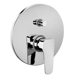 MISCELATORE MONOC. INCASSO DOCCIA CON DEVIATORE LINEA SLY Cromo