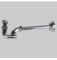 SIFONE A COLONNA CON CANOTTO E ROSONE - 1"Ø 26 x 250