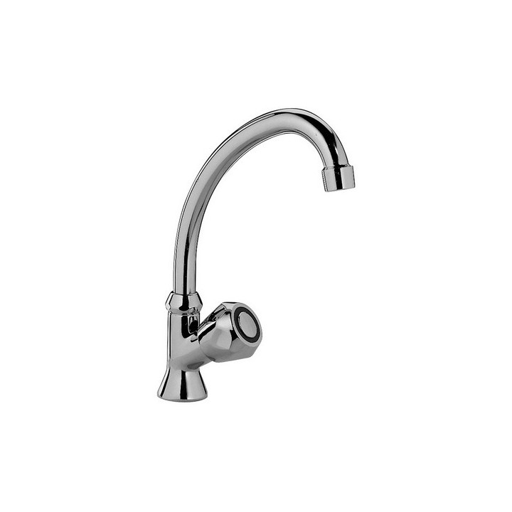 RUBINETTO LAVELLO CON CANNA ORIENTABILE DANUBIO Cromo