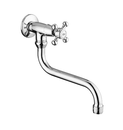 RUBINETTO SNODO CON BOCCA ORIENTABILE SERIE VIOLA Cromo