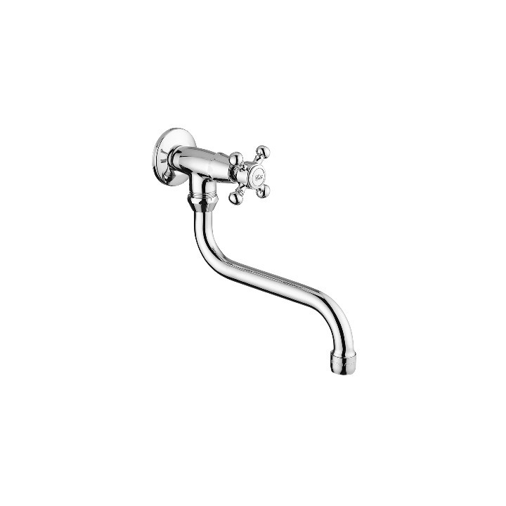 RUBINETTO SNODO CON BOCCA ORIENTABILE SERIE VIOLA Cromo
