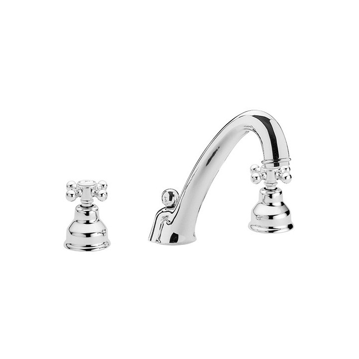 BATTERIA LAVABO SERIE VIOLA 3 FORI Cromo