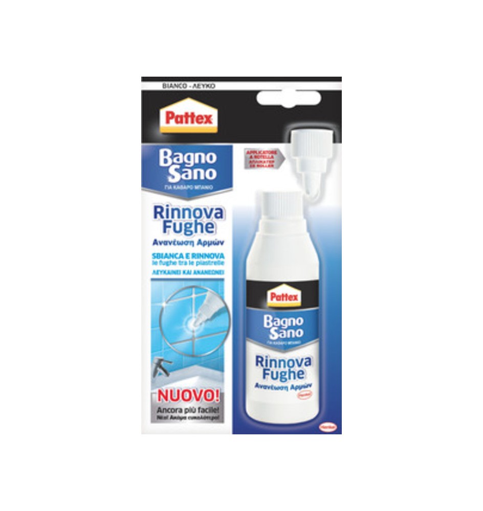 PATTEX BAGNO SANO RINNOVA FUGHE BIANCO 125 ML