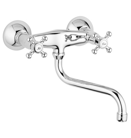 GRUPPO LAVELLO A MURO SERIE VIOLA Cromo