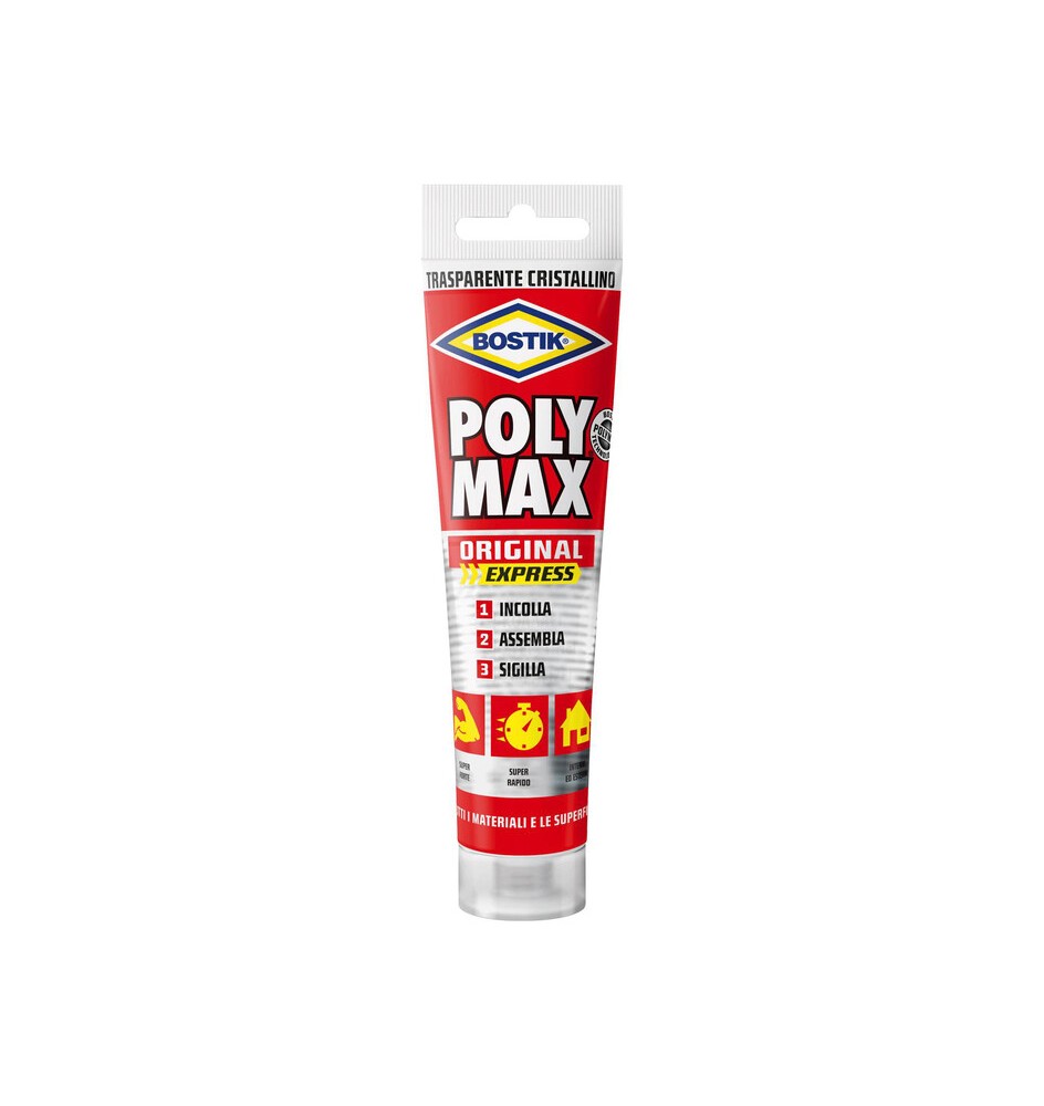 BOSTIK POLYMAX ORIGINAL 115 G CRISTAL TUBO