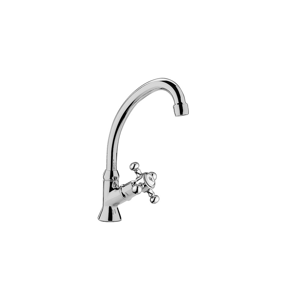 RUBINETTO GIREVOLE VIOLA Cromo