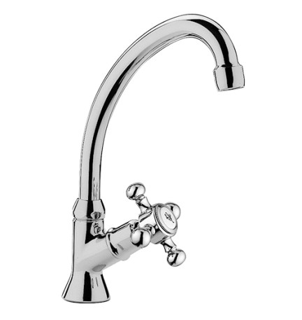 RUBINETTO GIREVOLE VIOLA Cromo