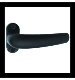 MEZZA MANIGLIA P/PERSIANA Q 8 MM NYLON NERO
