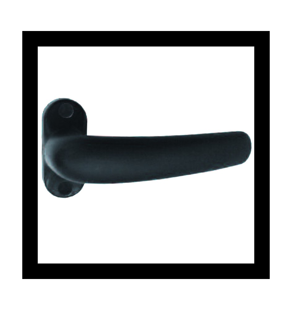 MEZZA MANIGLIA P/PERSIANA Q 8 MM NYLON NERO