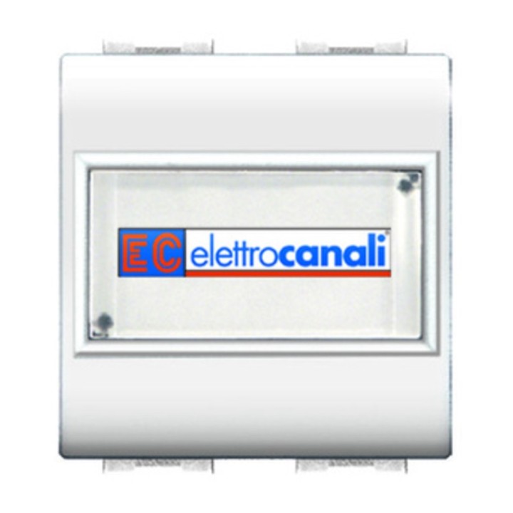 LIFE 4025 WH PULSANTE C/PORTANOME BIANCO