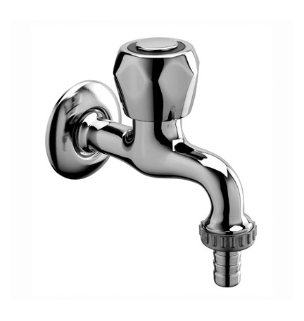 RUBINETTO PORTAGOMMA 1/2" CON ROSONE DANUBIO 1/2"